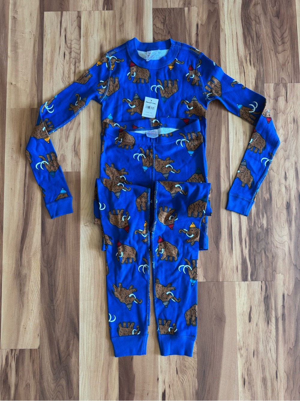 Hanna Andersson Mammoth Pajama Set Size 130 US 8 Organic Cotton NWT